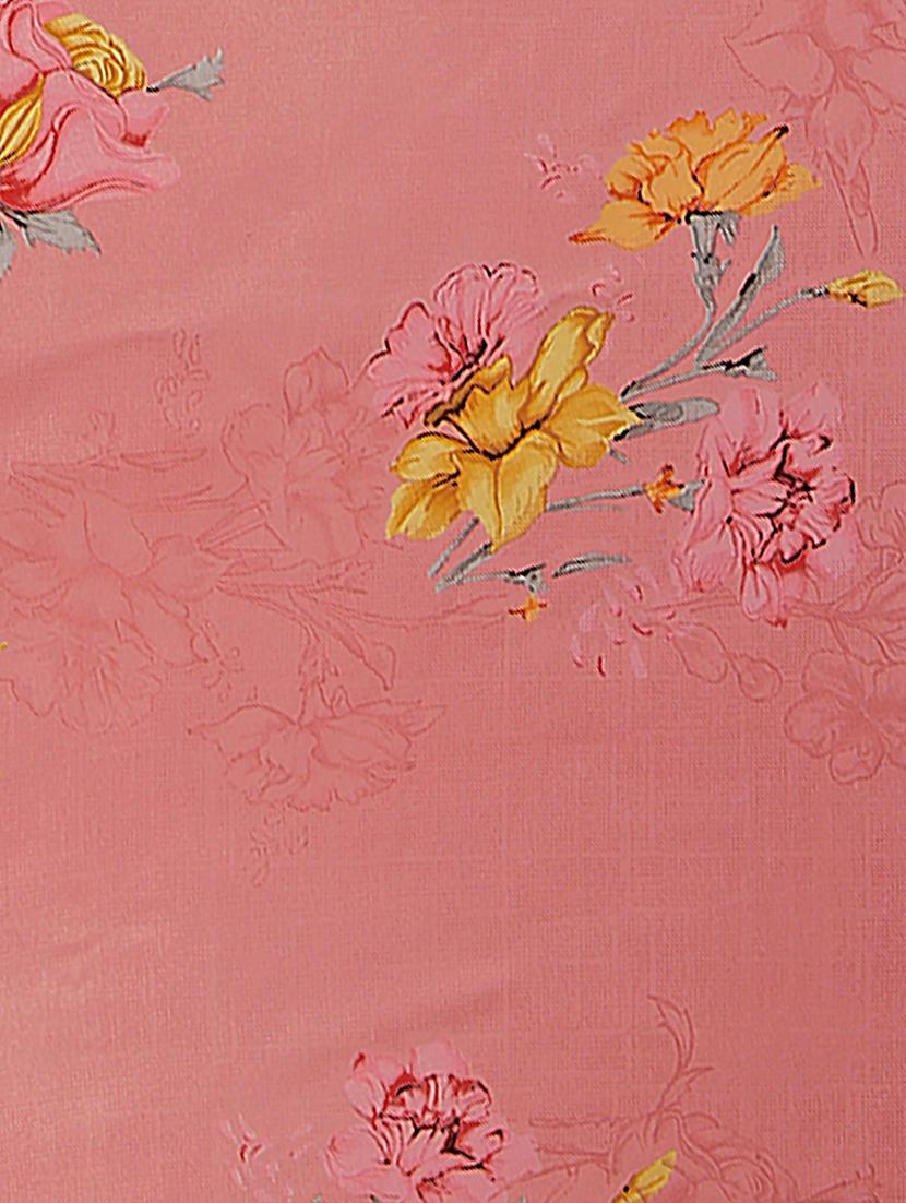 floral printed saree with blouse - 17882714 - Standard Image - 3