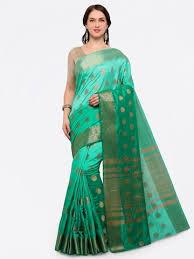 green silk saree - 17883854 -  Zoom Image - 0