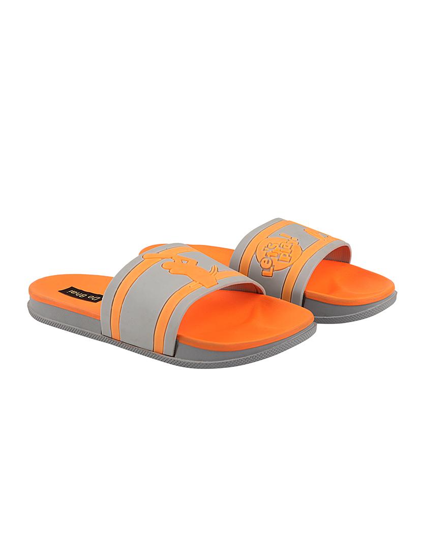 orange rubber slip on flip flops - 17885319 - Zoom Image - 0
