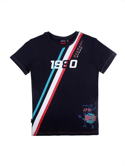 round neck graphic t-shirt - 17886984 - Standard Image - 0