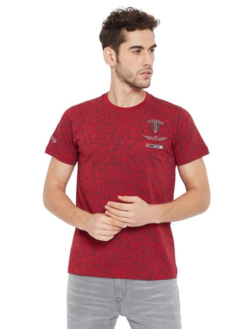 red printed t-shirt - 17887165 -  Standard Image - 0