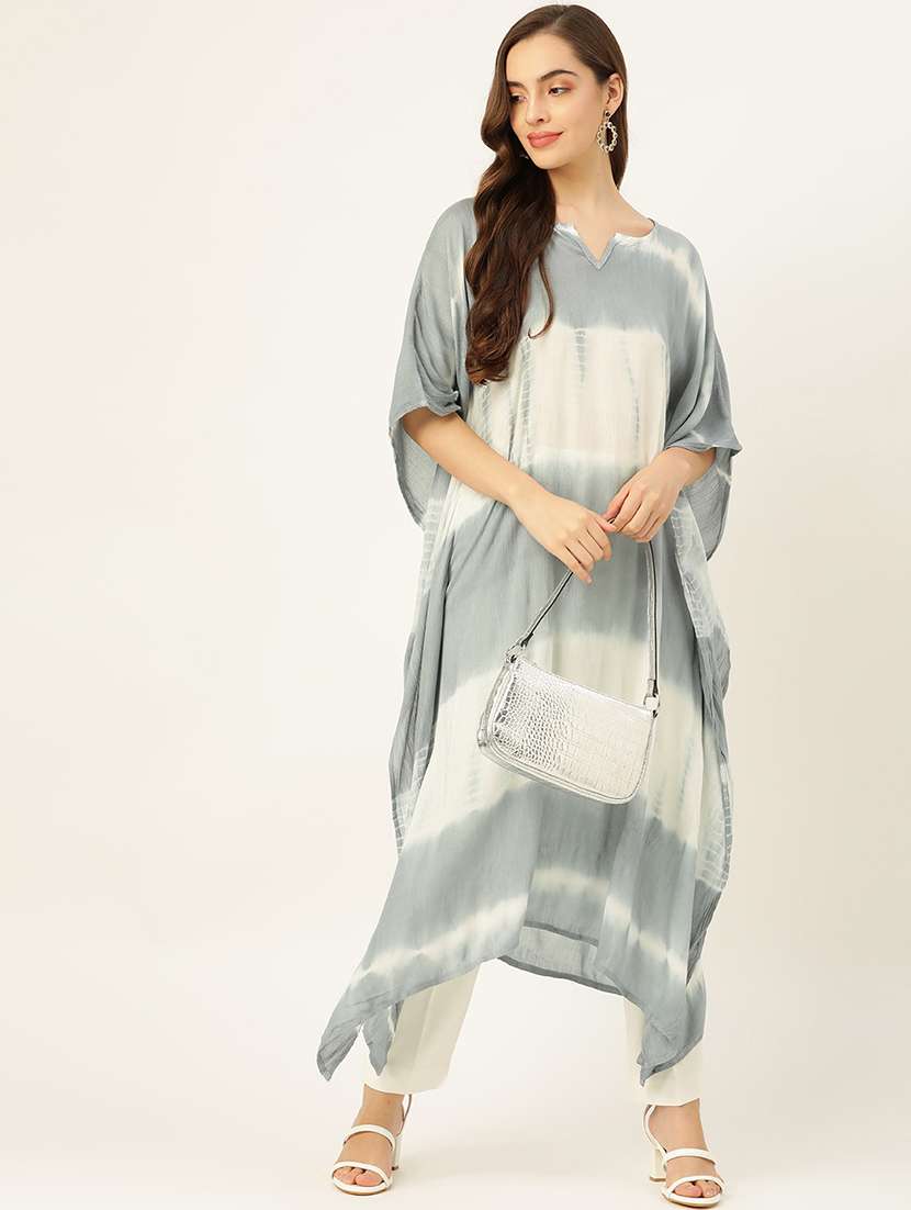 Women's Kaftan Kurta - 17888474 -  Standard Image - 3