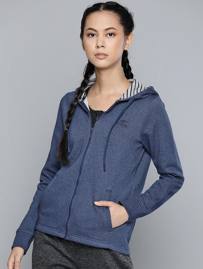 hooded neck solid jacket - 17889796 -  Zoom Image - 0
