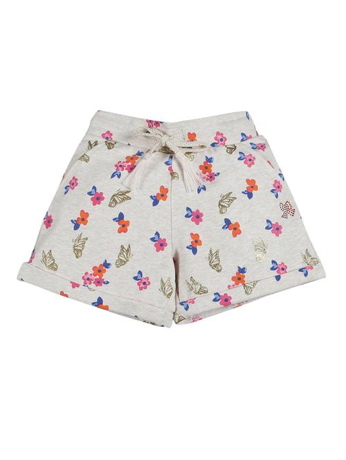beige printed shorts  - 17890189 -  Standard Image - 0
