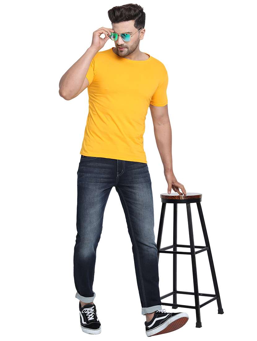yellow solid t-shirt  - 17896065 -  Standard Image - 3