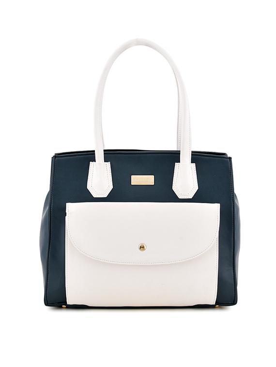 blue leatherette (pu) handbag - 17896319 - Zoom Image - 0