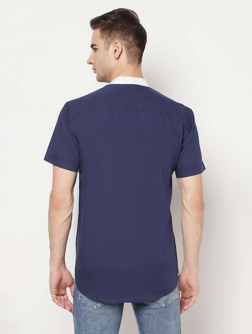 mens stripes casual shirt - 17897146 - Standard Image - 3