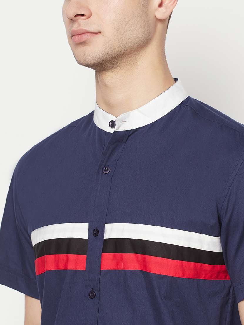 mens stripes casual shirt - 17897146 - Standard Image - 5