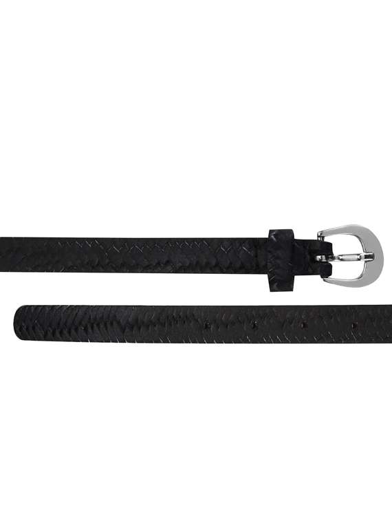black leather  belt - 17897233 -  Standard Image - 3
