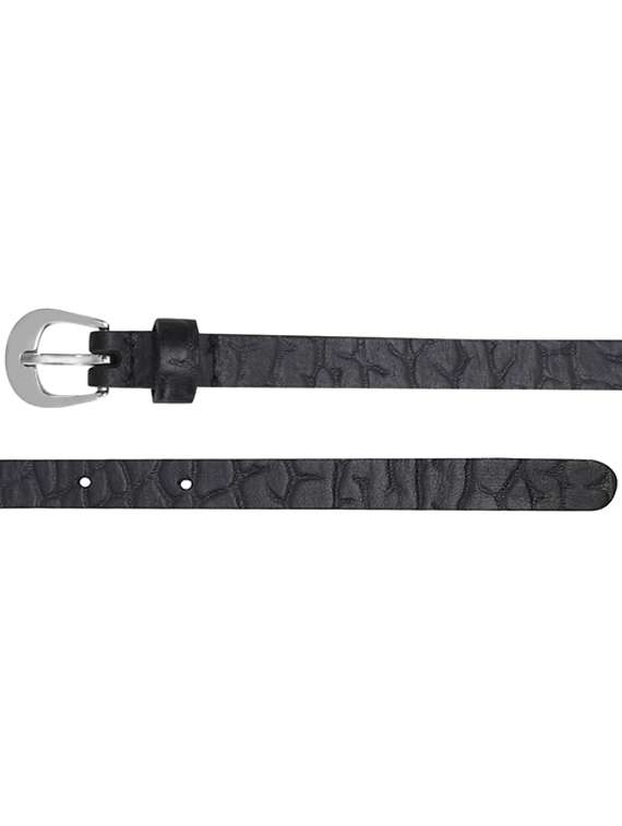 black leather  belt - 17897235 -  Standard Image - 3