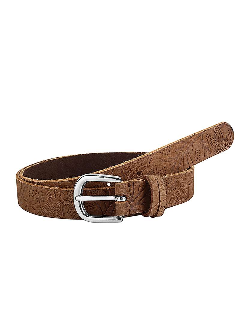 brown leather  belt