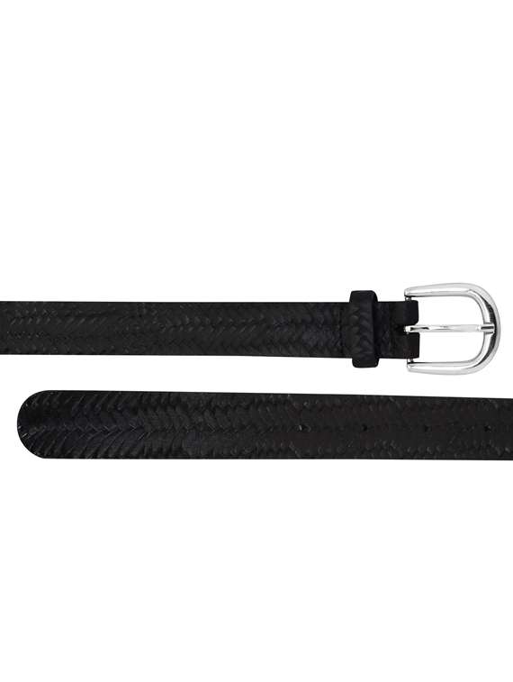 black leather  belt - 17897238 -  Standard Image - 3