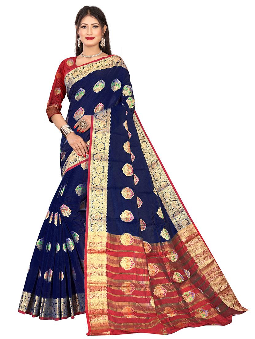 ethnic motifs kanjivaram saree - 17897431 - Zoom Image - 0