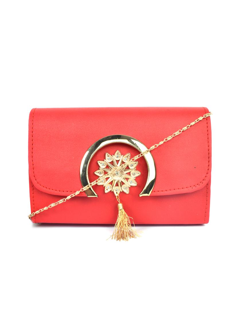 red leatherette (pu) sling bag - 17900162 -  Zoom Image - 0