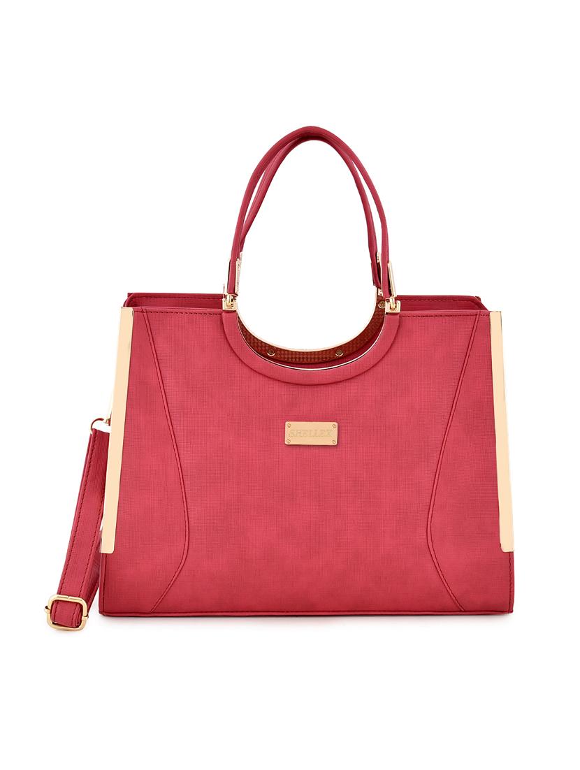 red leatherette (pu) regular handbag - 17900268 - Zoom Image - 0
