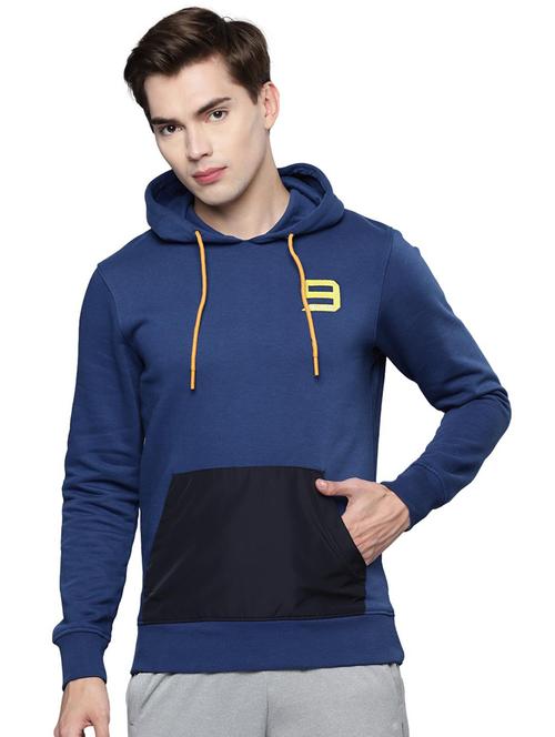 blue solid sweatshirt - 17901233 - Standard Image - 0