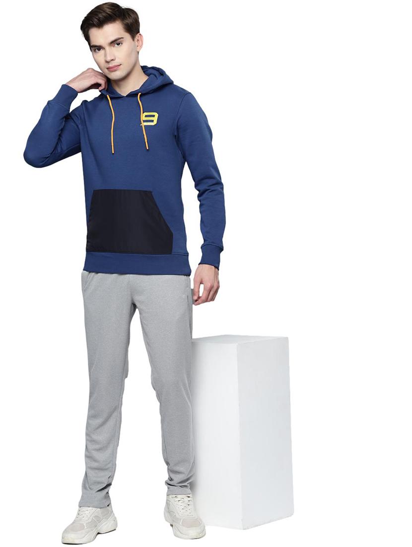 blue solid sweatshirt - 17901233 - Standard Image - 3