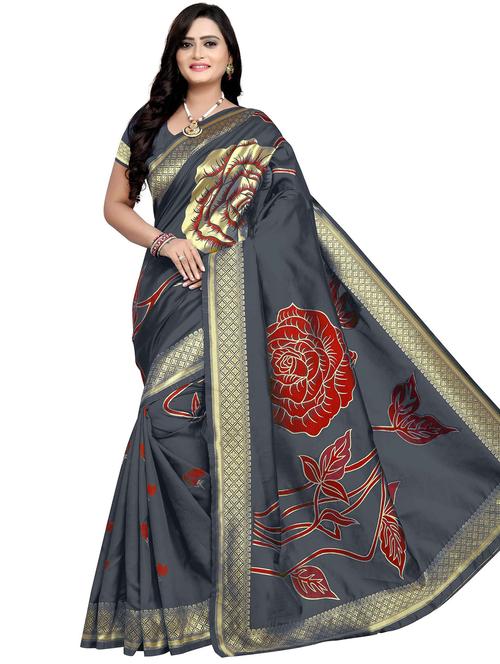 zari woven banarasi saree with blouse - 17902961 -  Standard Image - 0