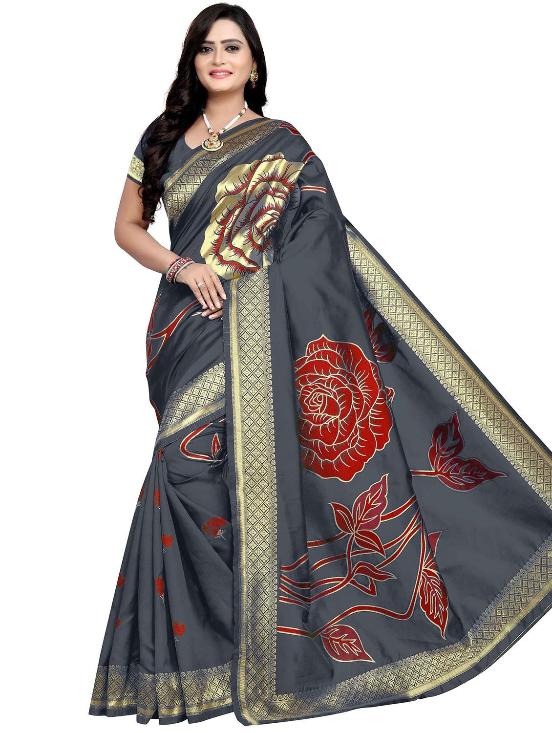 zari woven banarasi saree with blouse - 17902961 -  Zoom Image - 0