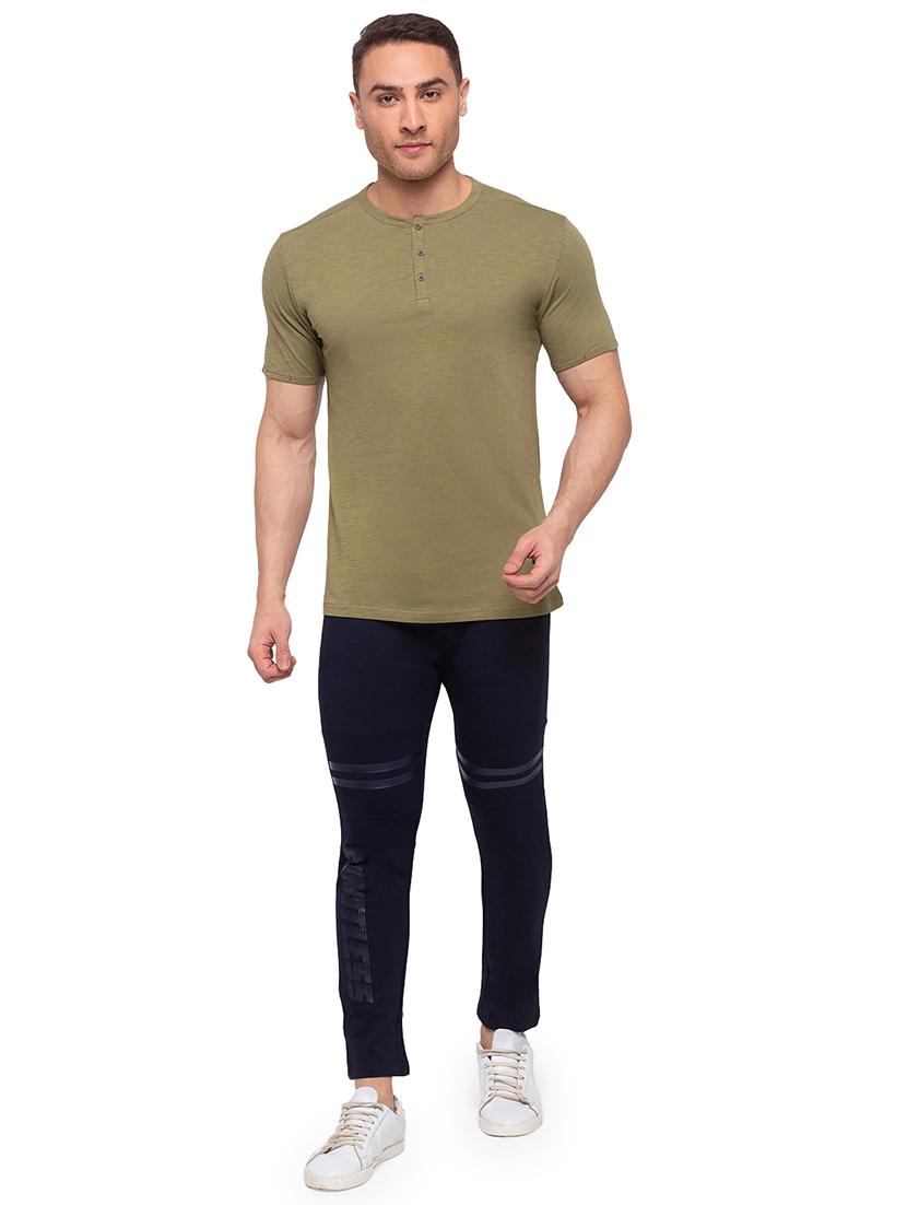 olive melange t-shirt - 17904857 - Standard Image - 3