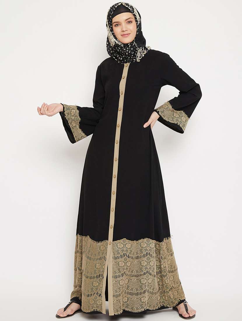 Solid A Line Cloaks & Abaya