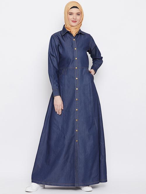 solid a-line cloaks & abaya - 17906778 -  Standard Image - 0
