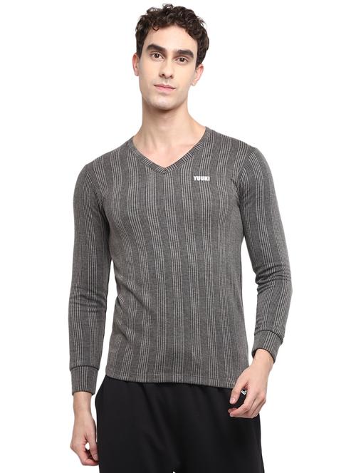 grey striped t-shirt - 17907520 - Standard Image - 0