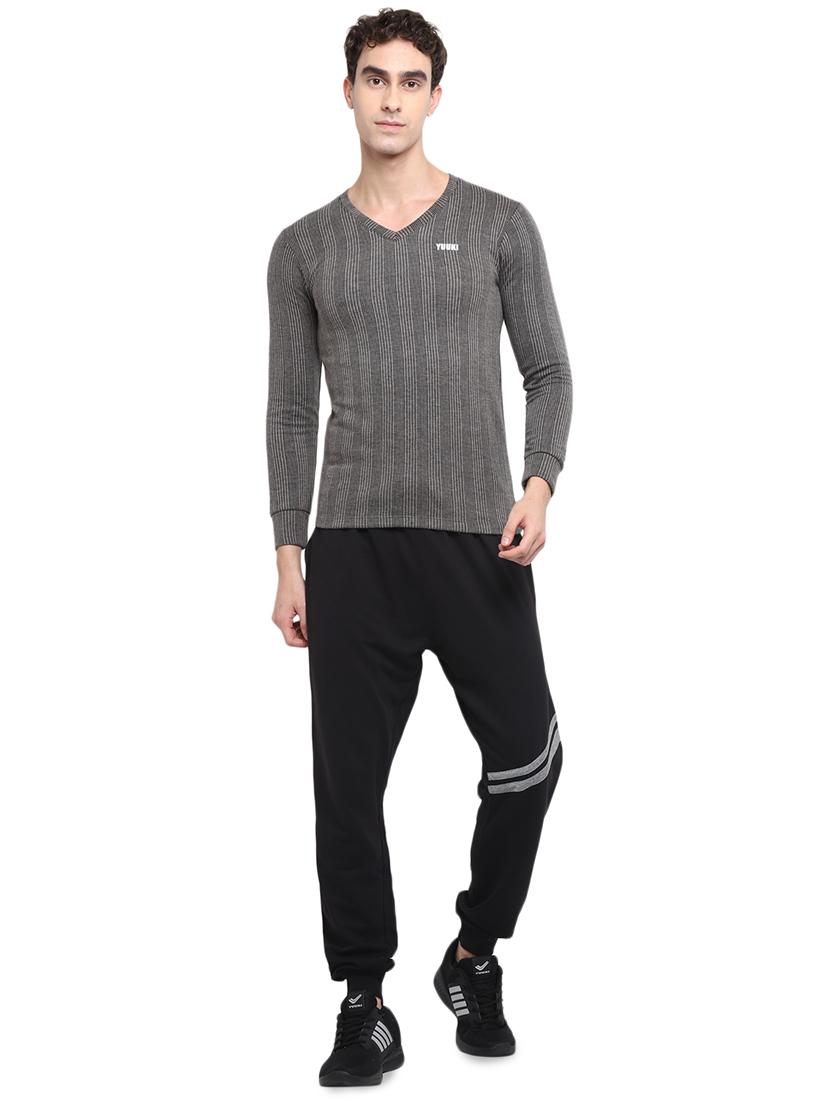 grey striped t-shirt - 17907520 - Standard Image - 3