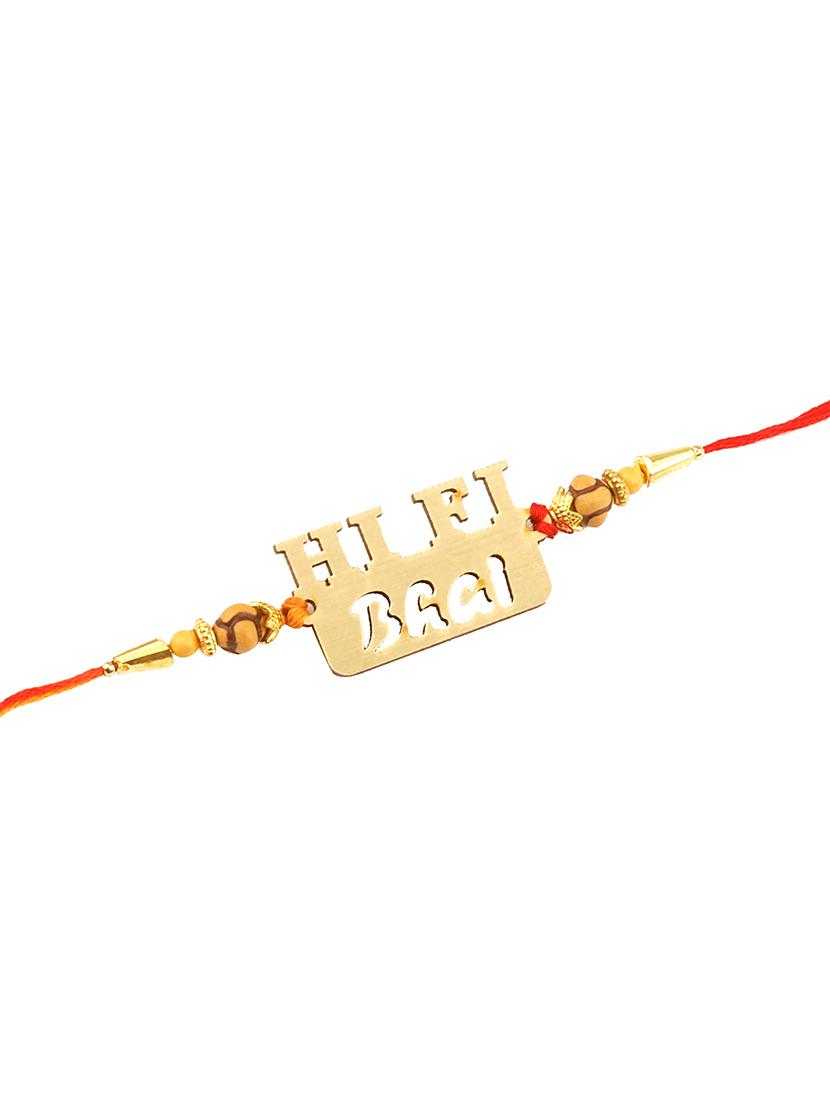 pack of 2 rakhi set with roli chawal & greeting card - 17909989 -  Standard Image - 3