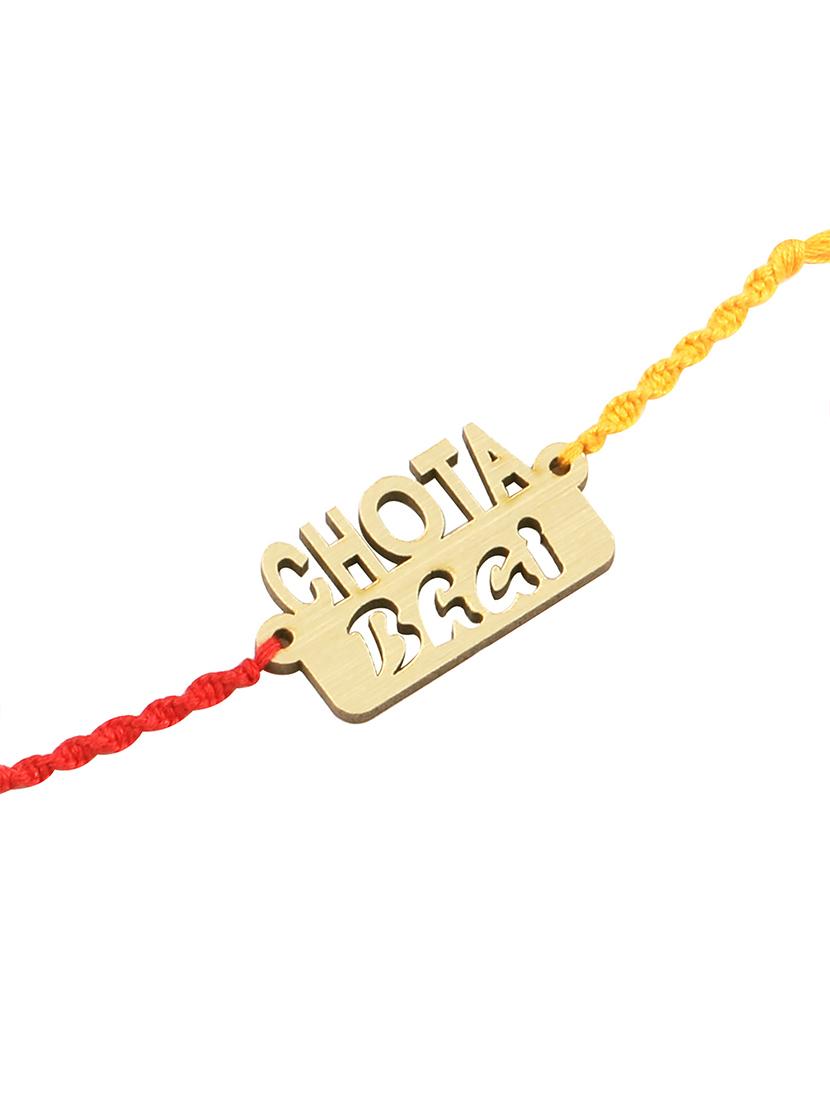 pack of 2 rakhi set with roli chawal & greeting card - 17909990 - Standard Image - 3