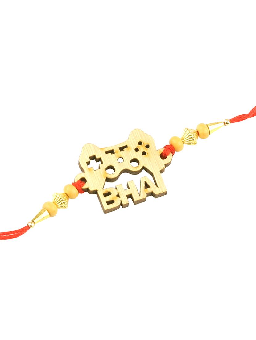 pack of 2 rakhi set with roli chawal & greeting card - 17909991 - Standard Image - 3