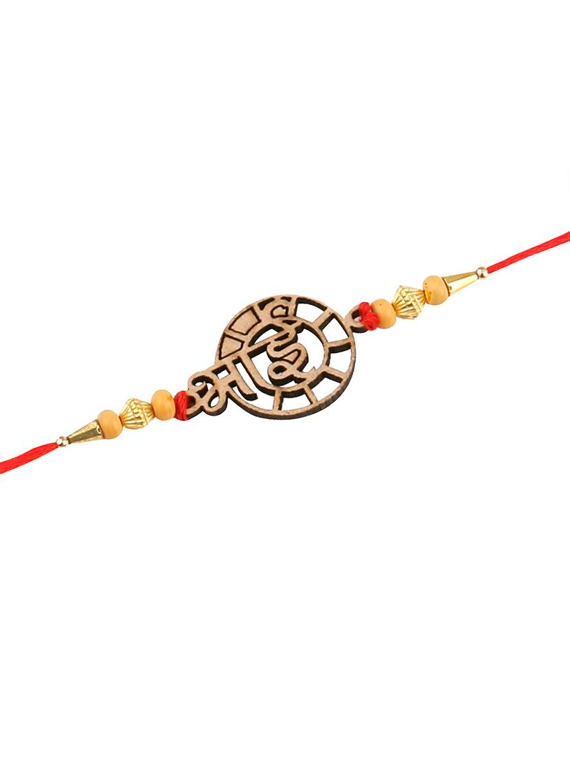 pack of 2 rakhi set with roli chawal & greeting card - 17910001 - Standard Image - 3
