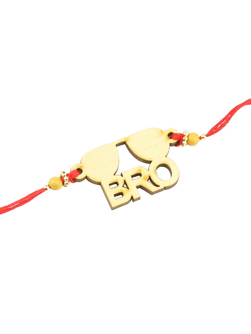 pack of 2 rakhi with roli chawal & greeting card - 17910029 - Standard Image - 3