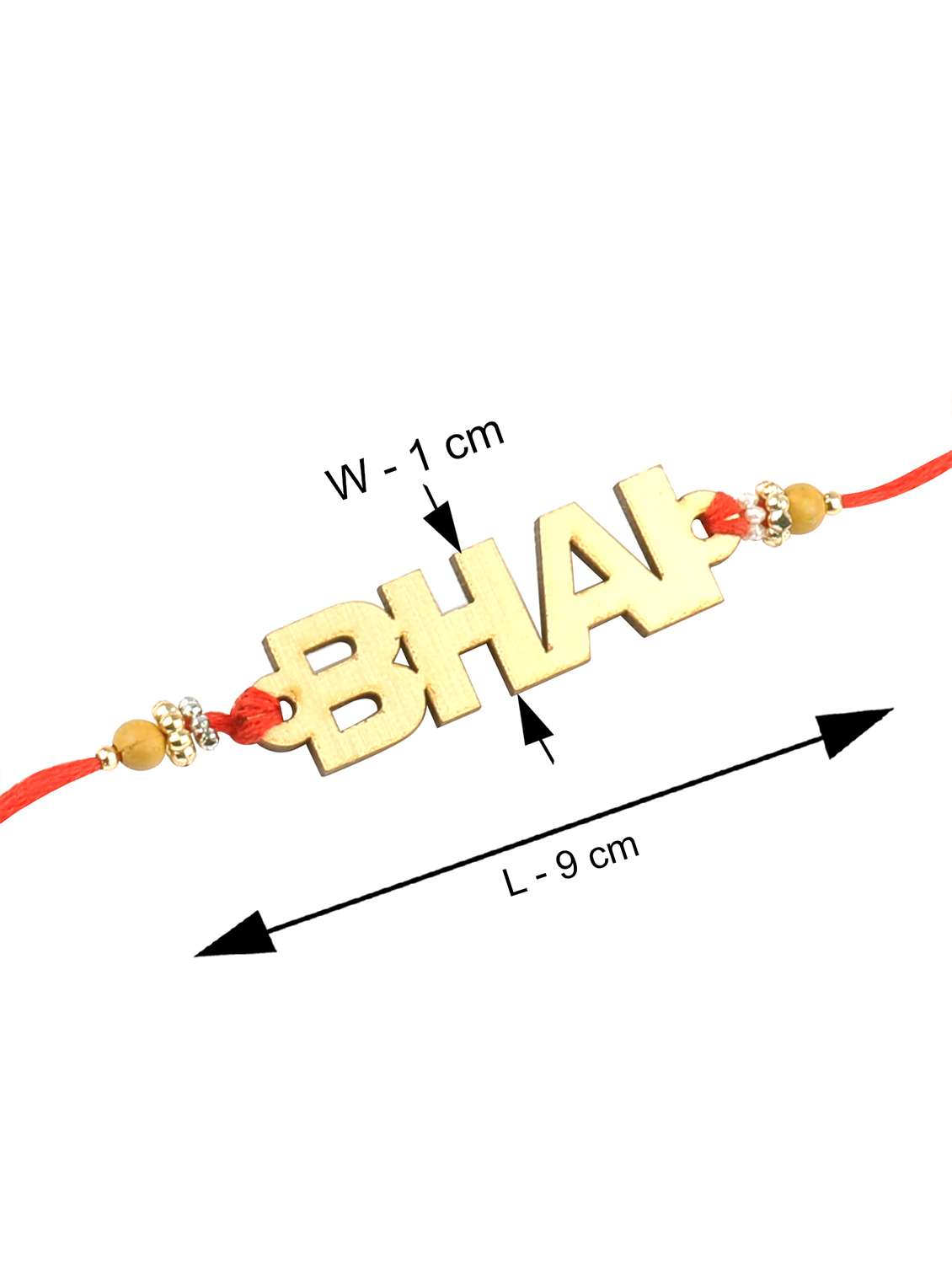 pack of 2 rakhi set with roli chawal, greeting card - 17910220 - Standard Image - 3