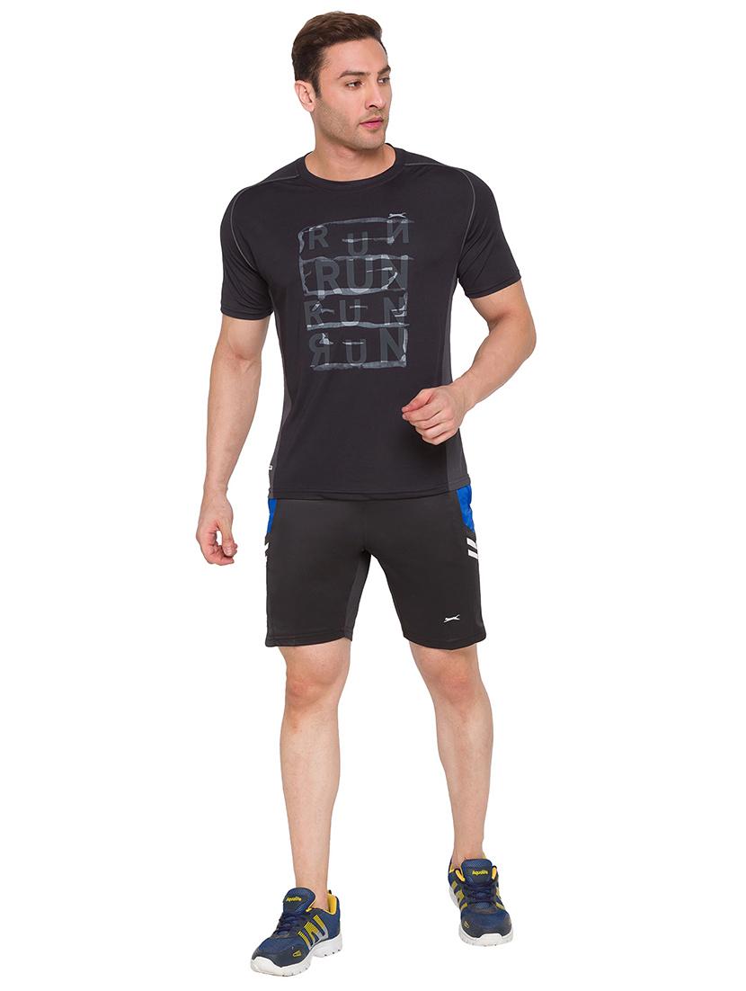 black side taped shorts - 17911103 - Standard Image - 3
