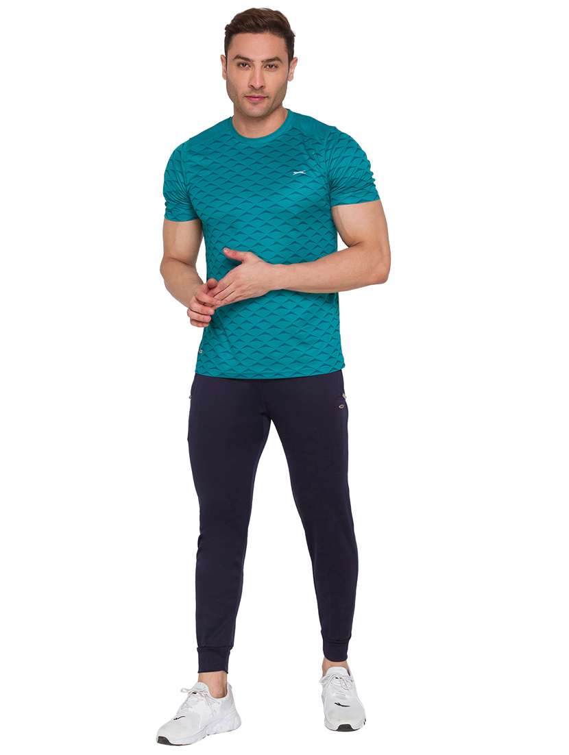 navy blue solid jogger - 17911112 - Standard Image - 3
