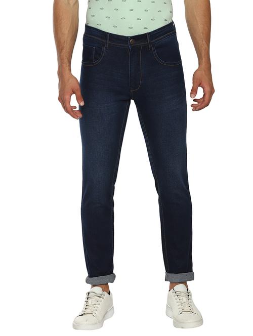 blue light washed denim jeans - 17911614 - Standard Image - 0
