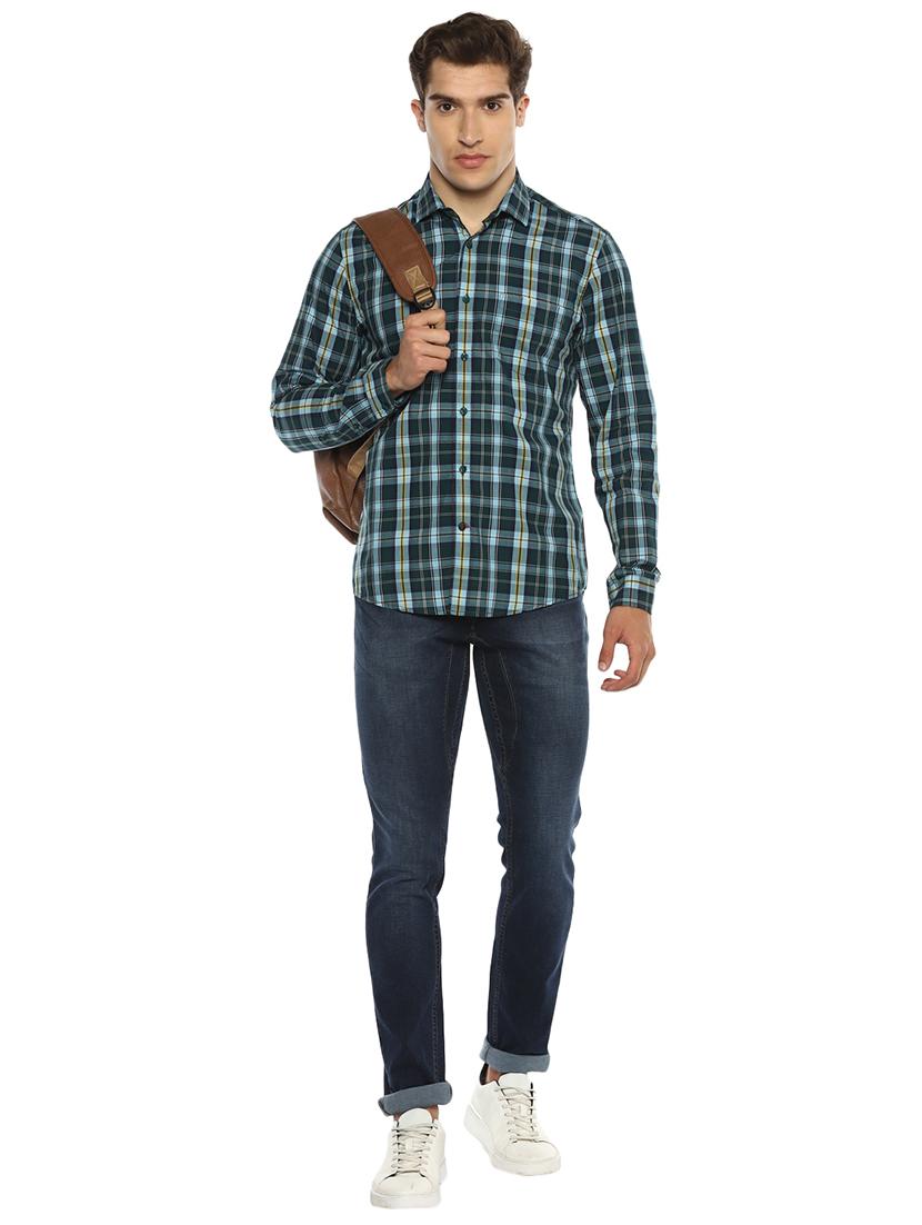 mens checks casual shirt - 17911621 - Standard Image - 3