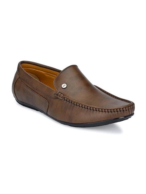 brown tpr slip on loafers - 17912099 - Standard Image - 0