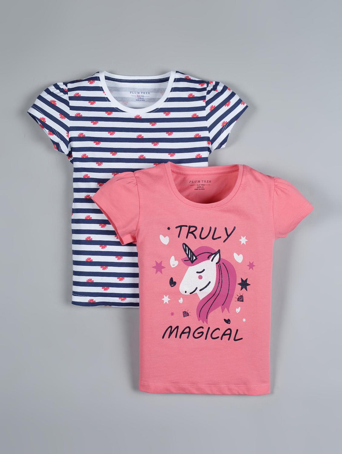 set of 2 graphic  tee