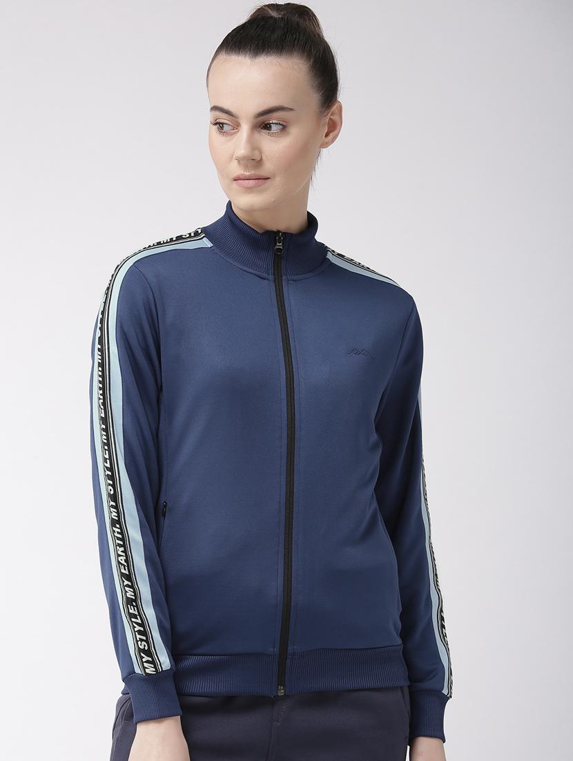 stand collar side taped jacket - 17917666 - Zoom Image - 0