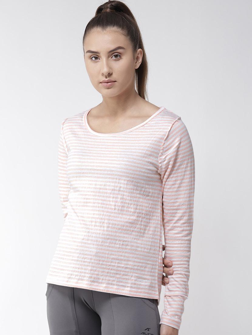 cream polyester regular top - 17921338 -  Zoom Image - 0