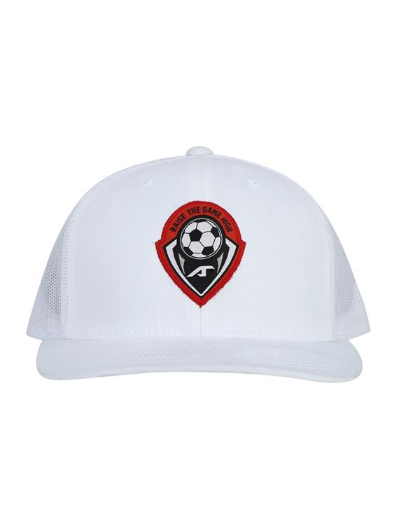 white polyester alcis cap