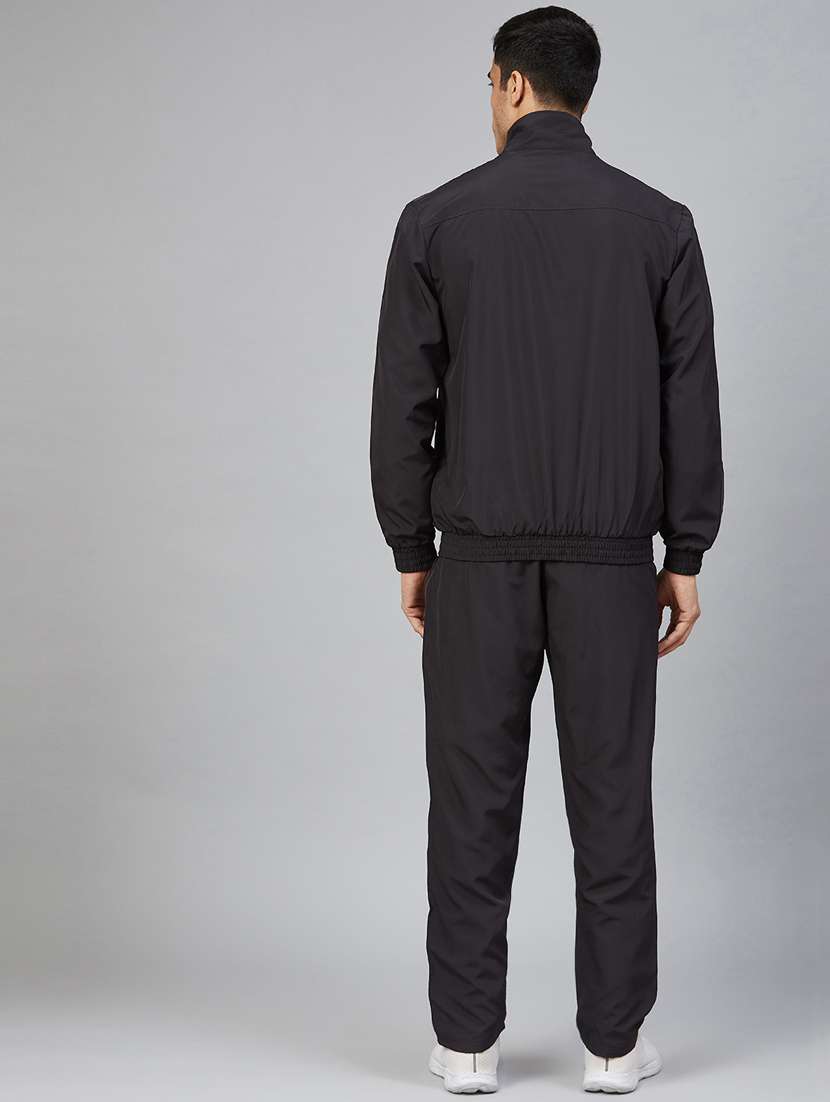 black solid track suit - 17922401 -  Standard Image - 3