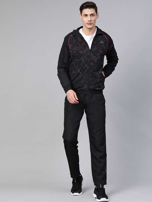 black printed track suit - 17922406 - Standard Image - 0