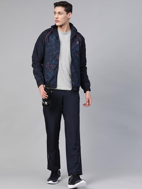 navy blue printed track suit - 17922407 - Standard Image - 0