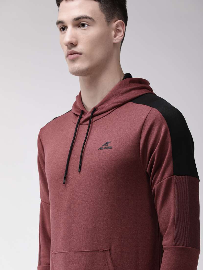maroon taped sweatshirt - 17922448 - Standard Image - 5