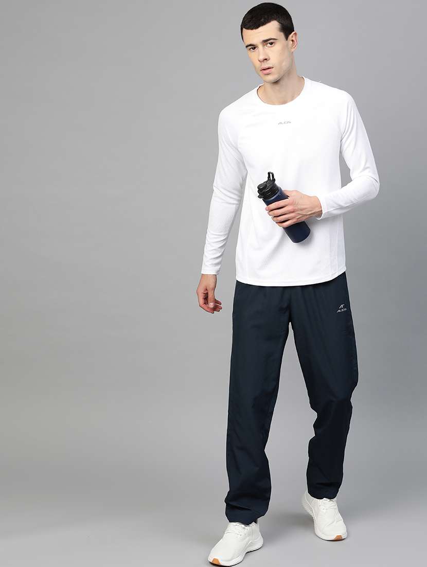 navy blue side taped full length track pant - 17922465 -  Standard Image - 3