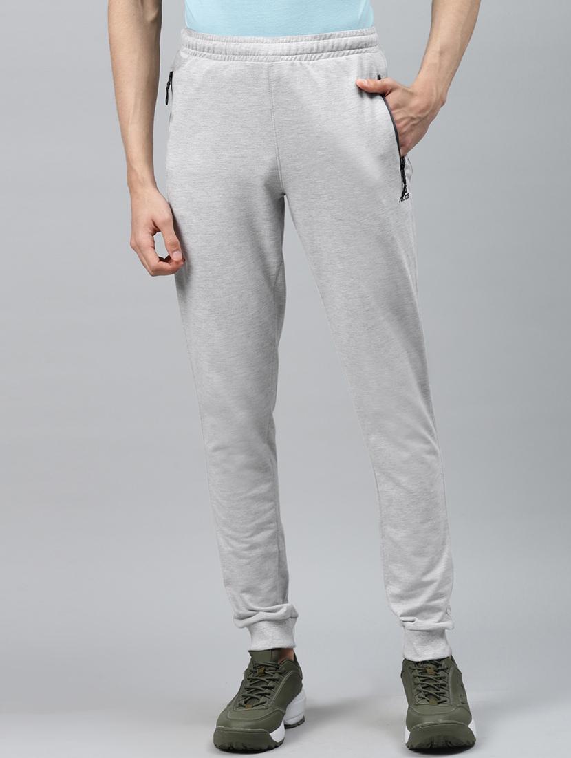 grey solid jogger