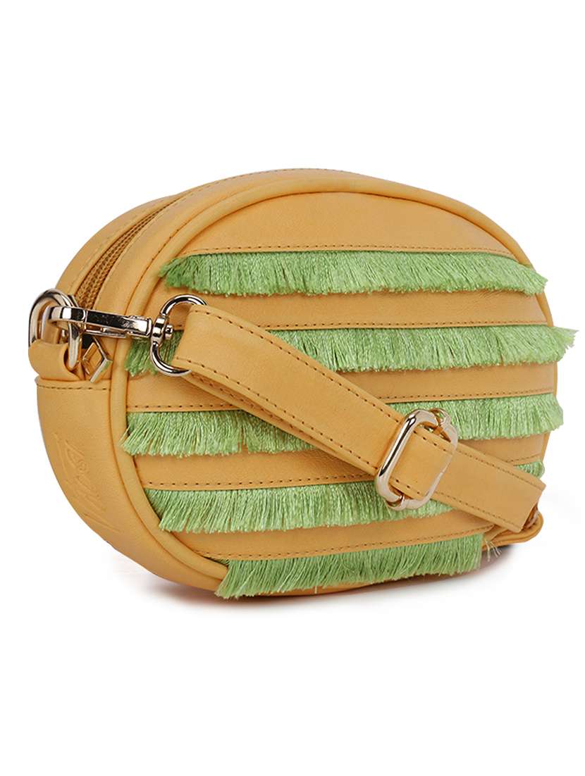 yellow leatherette (pu) utility bag - 17922591 - Standard Image - 3